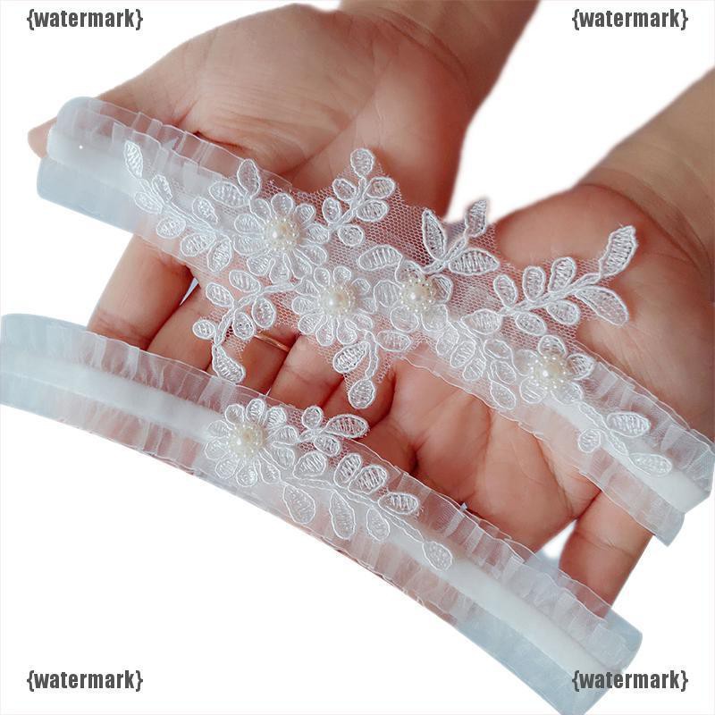 Set vòng ren đeo chân cô dâu kèm dây nịt bít tất quyến rũ