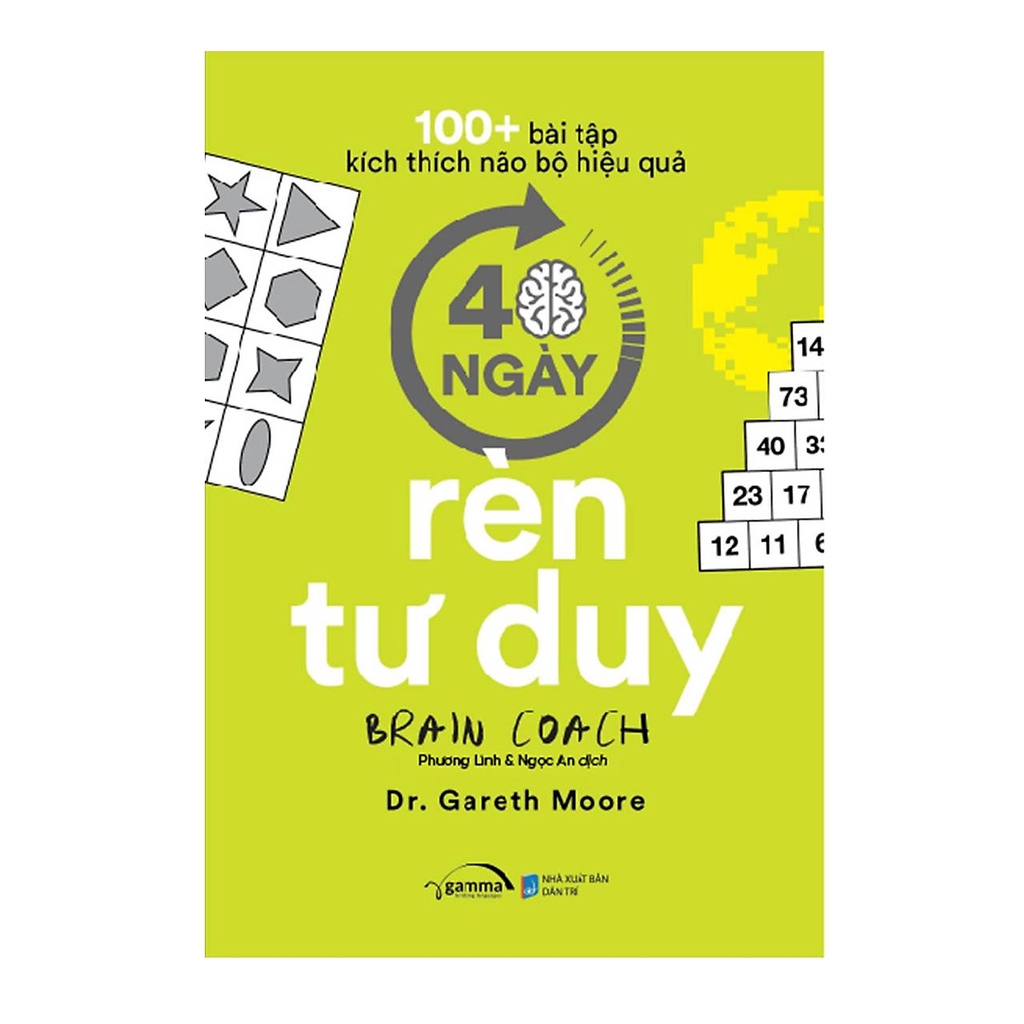 Sách - Combo 100+ Bài Tập Kích Thích Não Bộ Hiệu Quả : 40 Ngày Luyện Trí Nhớ + 40 Ngày Rèn Tư Duy