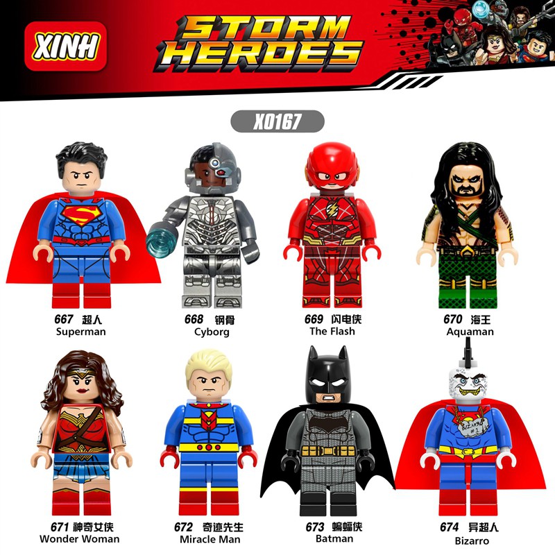 Bộ Lắp Ghép Lego Nhân Vật Siêu Anh Hùng Cho Bé