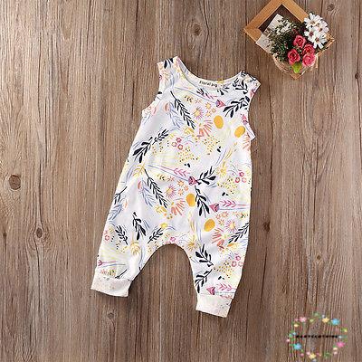 Jumpsuit Bodysuit Romper Liền Mảnh Vải Cotton Cho Các Bé Nhỏ Sơ Sinh