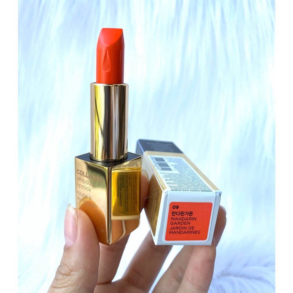 Son Môi Trang Điểm The Face Shop Collagen Ampoule Lipstick 3.5g Hàn Quốc.