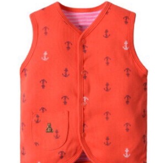 Áo gile baby gap bé trai da cam
