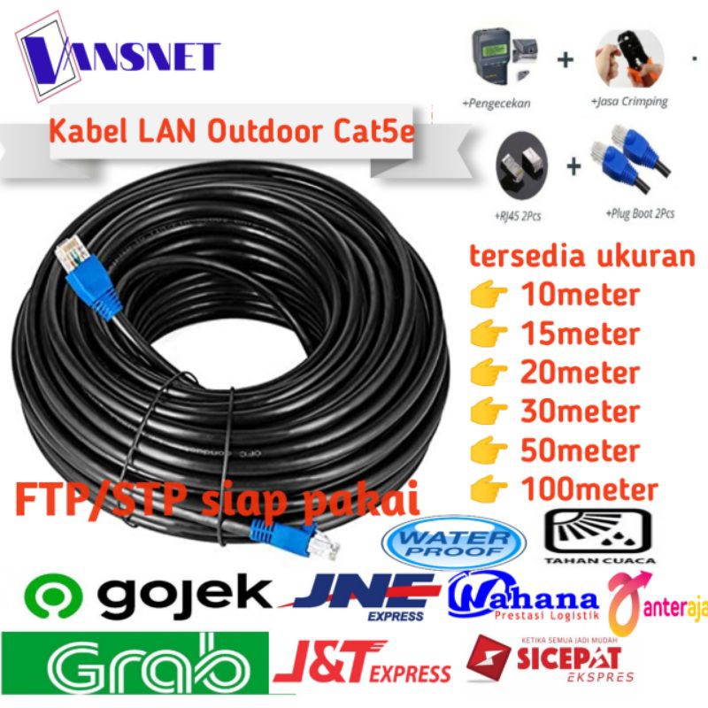 Dây Cáp Lan Ftp Stp Cat 5e 60m 60m Sử Dụng Ngoài Trời