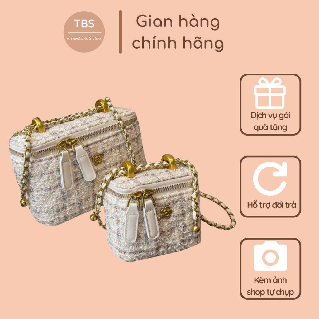 Túi đeo chéo, đoe vai dạ hộp - Hàng loại 1 - DC710 18x11x9 và 12x10x8 cm