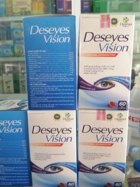 Viên Bổ Mắt, sáng mắt Deseyes vision 60v