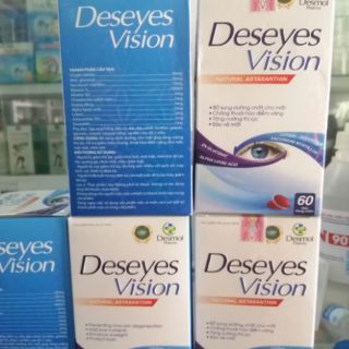 Viên Bổ Mắt, sáng mắt Deseyes vision 60v