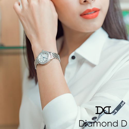 Đồng hồ nữ Diamond D DM61195 - Size mặt 28 mm