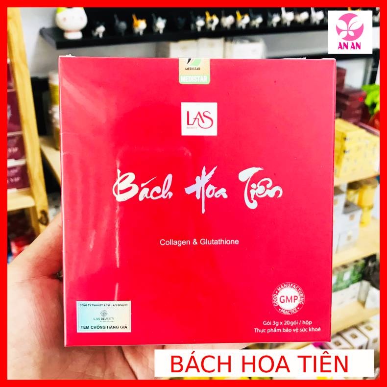 Bách Hoa Tiên - Cốm nội tiết trắng da tăng cường sinh lý nữ hiệu quả - 1 Gói - Hàng chính hãng