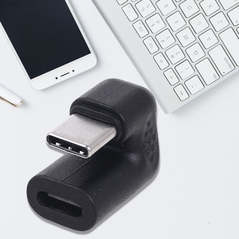 Đầu Chuyển Đổi Usb 3.1 Type C Sang Đầu Cái 180 Độ Cho Điện Thoại / Máy Tính Bảng