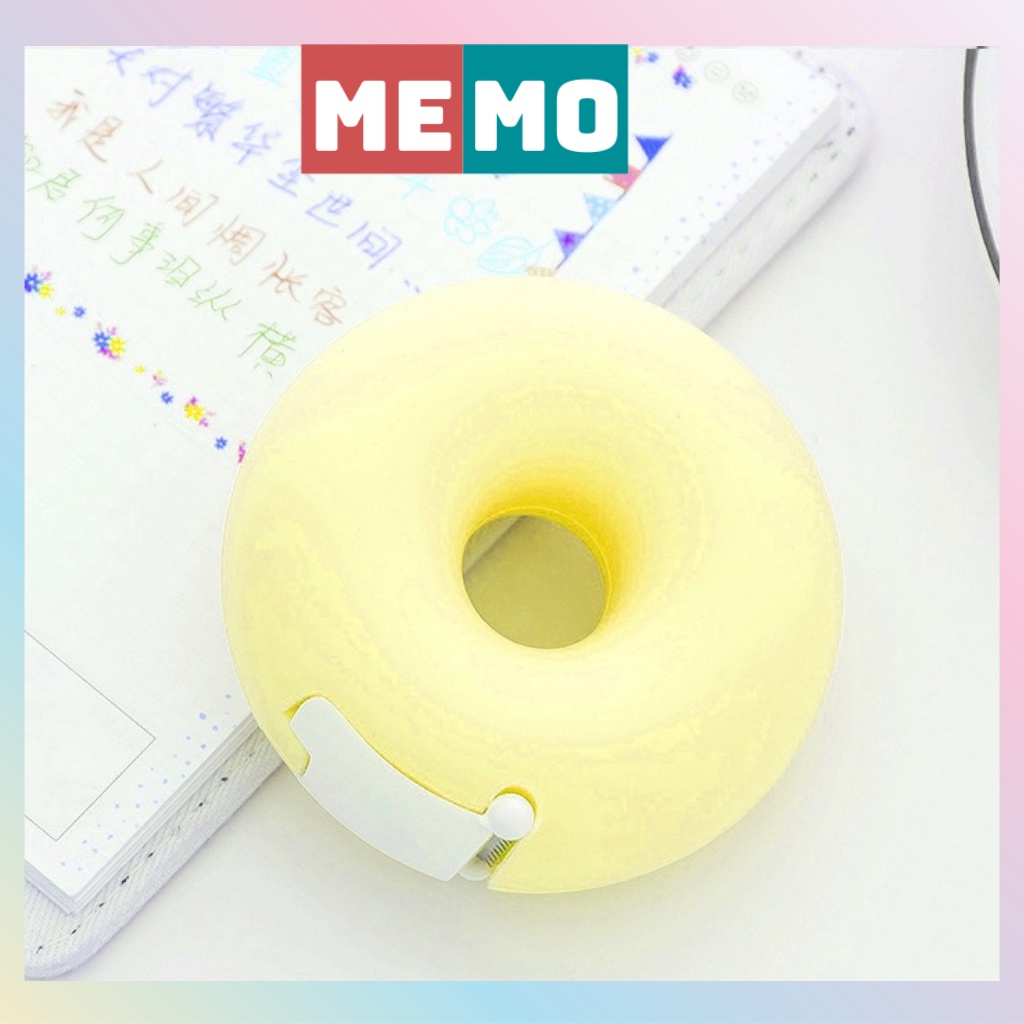 Dụng cụ cắt băng keo, washi tape MEMO, hộp đựng băng dính sáng tạo độc đáo phụ kiện trang trí cho học sinh