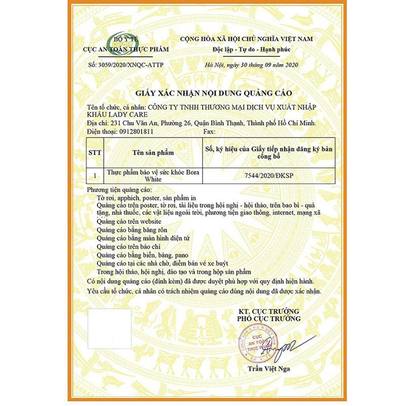 Viên sủi trắng da mờ nám Bora White cam kết chính hãng.-873