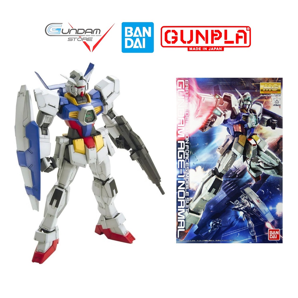 Mô Hình Gundam MG AGE 1 NORMAL 1/100 Bandai Master Grade Đồ Chơi Lắp Ráp Anime Nhật
