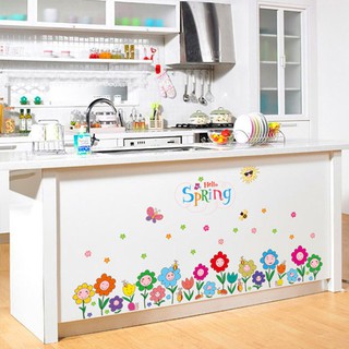 Decal hoa đầy màu sắc SK7079