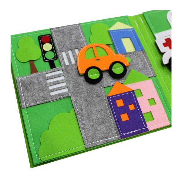 Sách Vải Cho Bé Mầm Non Giặt Được: Sách vải Phương Tiện Giao Thông | Sách Xuất Khẩu