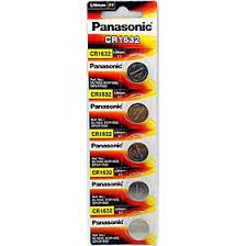 1 viên pin Panasonic 3V CR1632 dùng thay cho đồng hồ, đồ chơi, thiết bị điều khiển