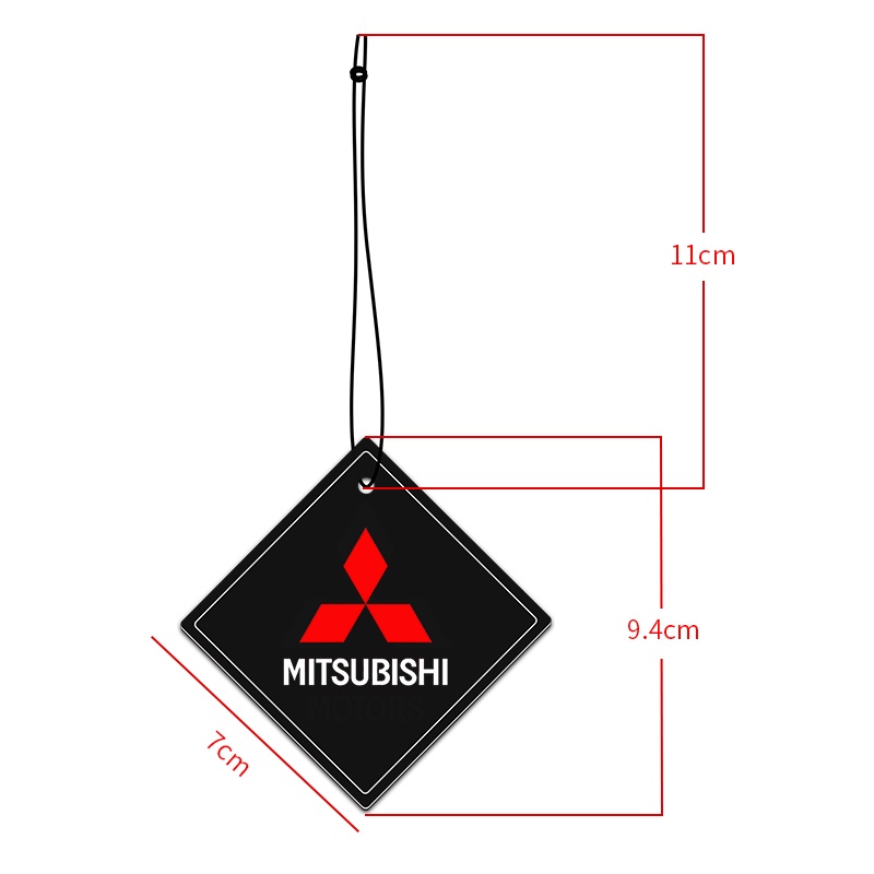 Phụ Kiện Treo Trang Trí Gương Chiếu Hậu Xe Hơi Loại Bỏ Mùi Hôi Dành Cho Mitsubishi ASX Lancer EX Pajero Outlander L200 EVO