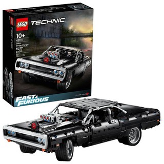 42111 Đồ chơi lắp ráp Iego Technic Dom's Dodge 1970 Fast & Furious - Siêu xe đen huyền bí