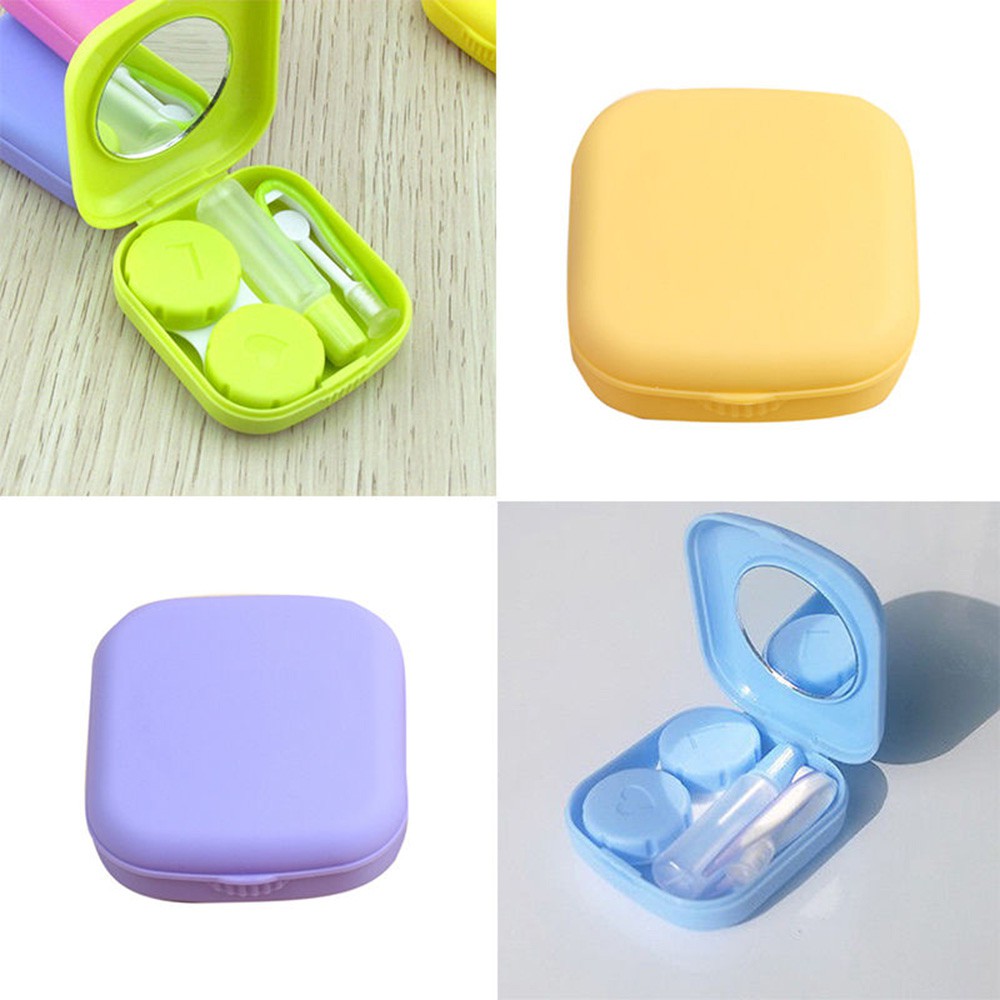 ANEMONE Kit Mirror lens Travel Contact Case Mirror Mirror