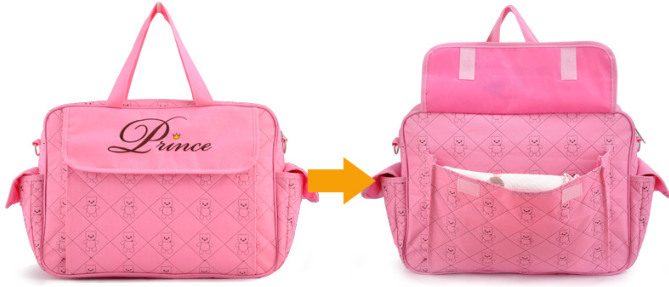 Túi xách messenger Seagloca đựng tã đa năng chống nước 600D cho các bà mẹ