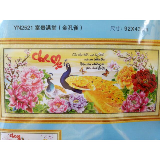 Tranh thêu 5d cha mẹ yn2521