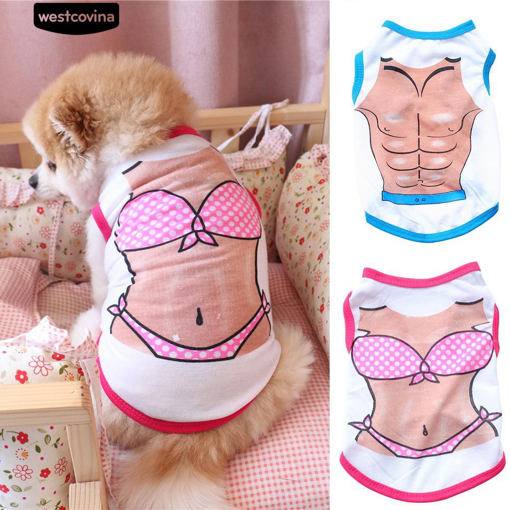 Áo thun in hình ngộ nghĩnh vui nhộn cho chó cưng