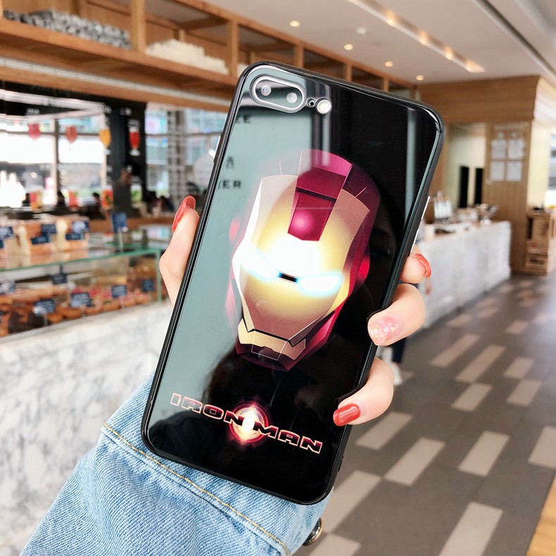 [ FREESHIP ] Ốp Lưng iphone Kính Cường Lực Avenger DC Comics dành cho iphon 6 6s 7 8 plus x xs max 11 pro - k139