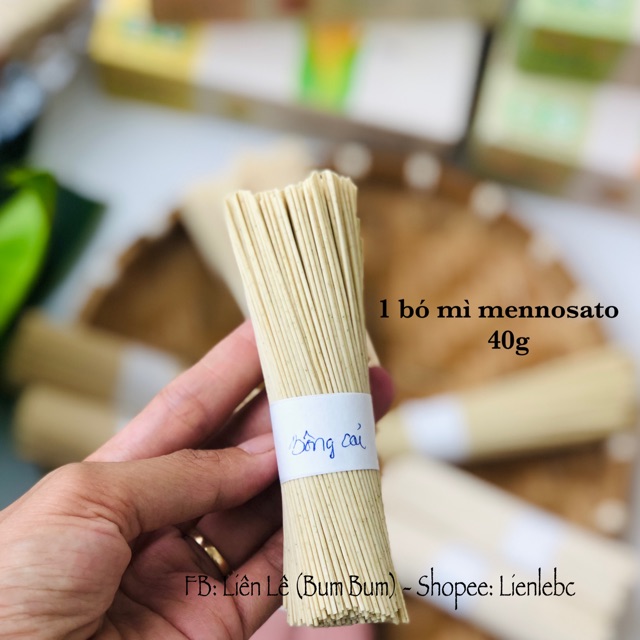 1 bó Mì rau củ hữu cơ Mennosato 40g dùng thử- bé từ 7m