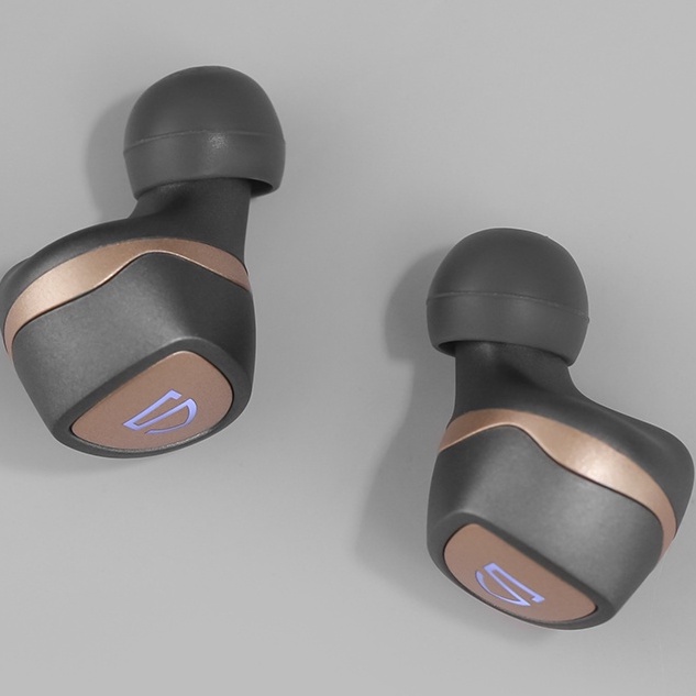 Tai nghe Bluetooth TWS Nhét tai Soundpeats Sonic Xám Chống nước IPX5 Chính hãng BH 12 tháng - Pin 35 giờ có hộp sạc