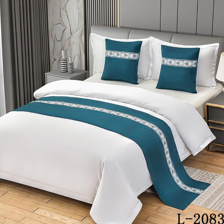 Khăn trải giường màu trơn phong cách hiện đại cao cấp cho khách sạn | BigBuy360 - bigbuy360.vn