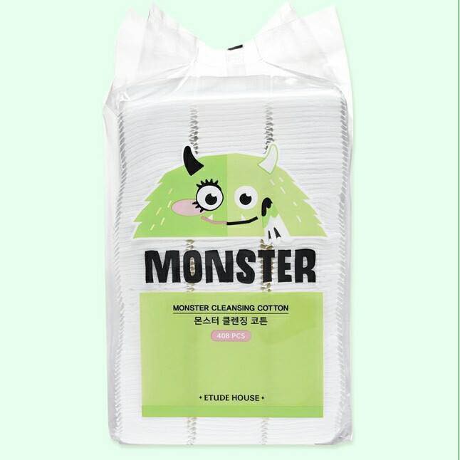 Bông Tẩy Trang monster cleansing cotton 408 miếng