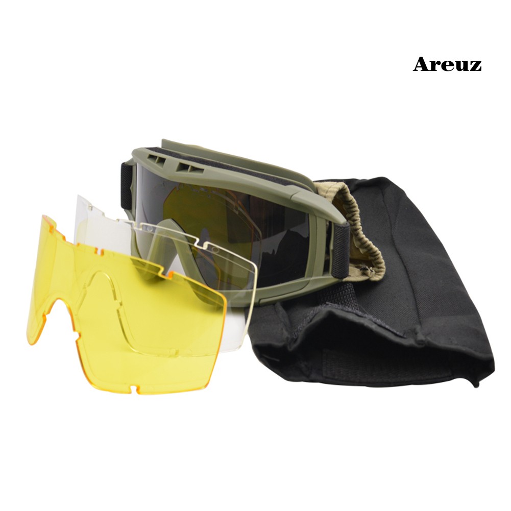 ◎STOCK_1 Pair Anti-impact Army Airsoft Tactical Sunglasses Glasses Paintball Goggles