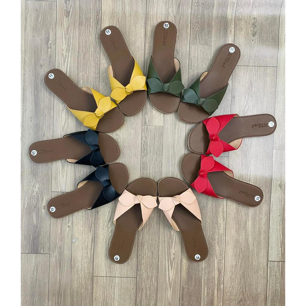 [shop giay minh thu] Sandal 3 dây đan, đế bằng 3cm MT306