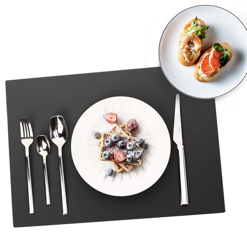 Tấm lót nhào bột silicon làm bánh hoặc lót bàn ăn tiện dụng cho nhà bếp