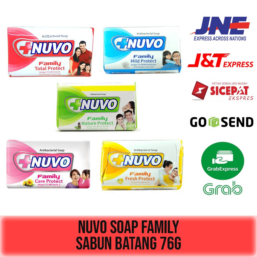 Nuvo Xà Phòng Tắm Gia Đình 76gr