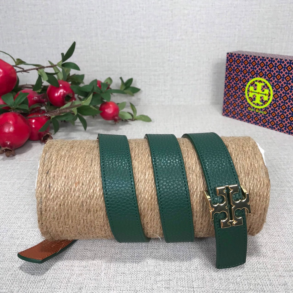 Nịt Tory burch xuất xịn da thật 100% mặt khóa logo mạ Gold sang trọng, thắt lưng nữ 2 mặt tiện dụng