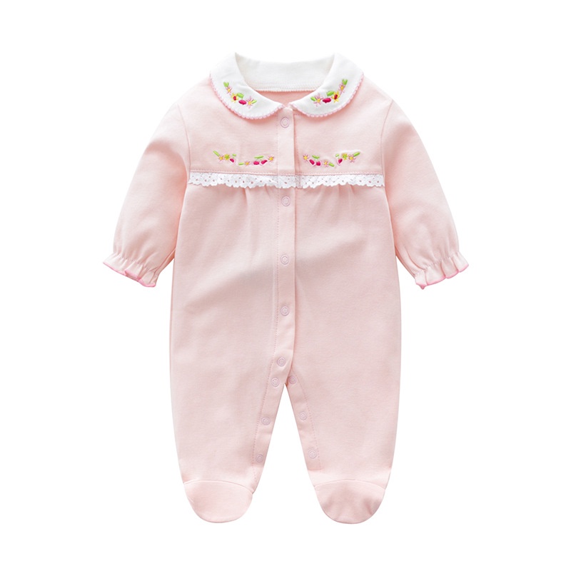 Áo Liền Quần Cotton Tay Dài Thời Trang Dành Cho Trẻ Sơ Sinh 2316