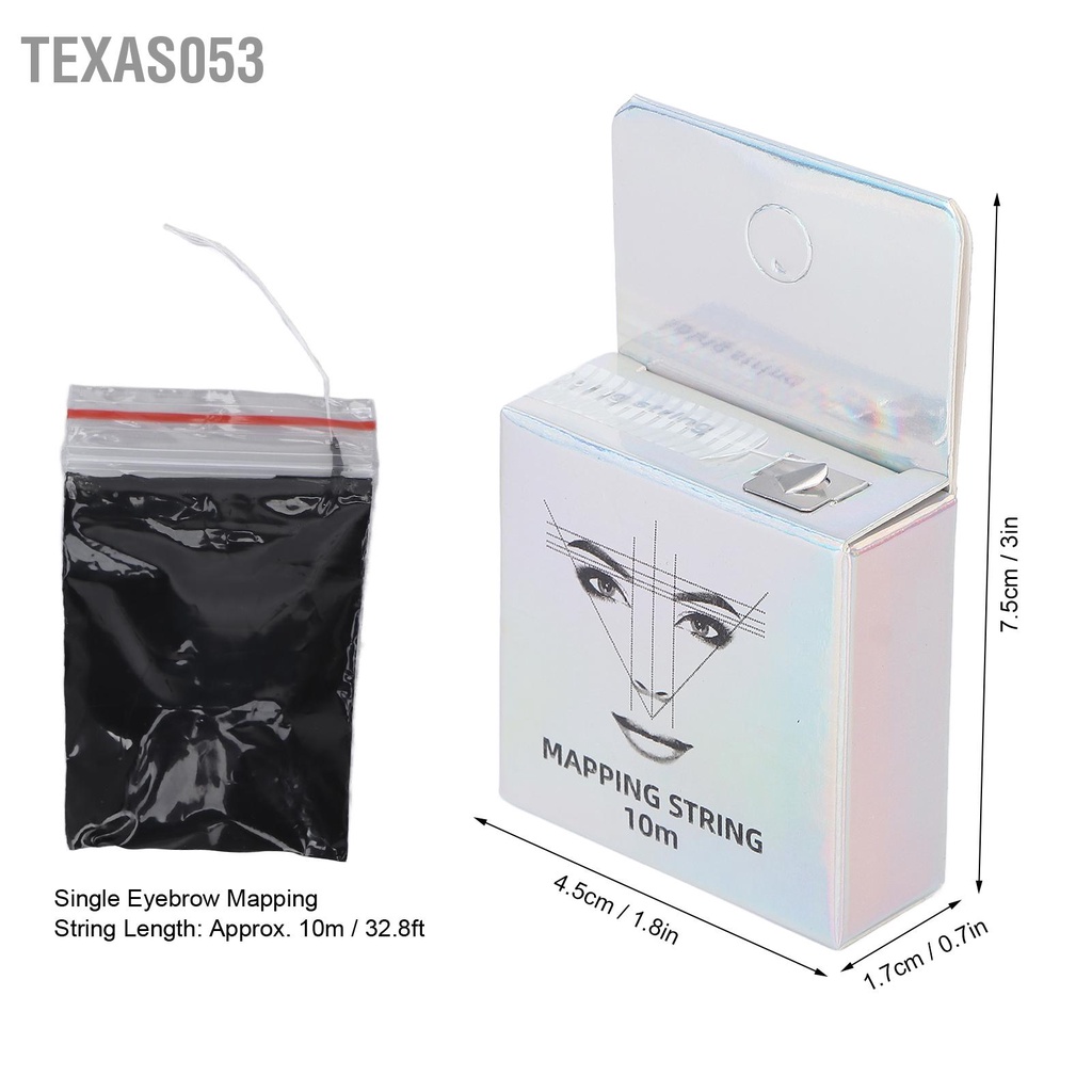 [Hàng mới về] Set 5 túi chỉ mực tạo nét đánh dấu hỗ trợ xăm lông mày chuyên nghiệp dành cho salon làm đẹp