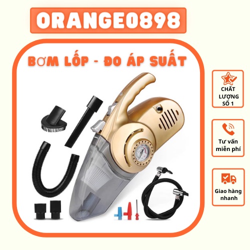 MÁY HÚT BỤI CẦM TAY ĐA NĂNG KIÊM BƠM LỐP - Hút bụi mini 4 in 1 tiện dụng