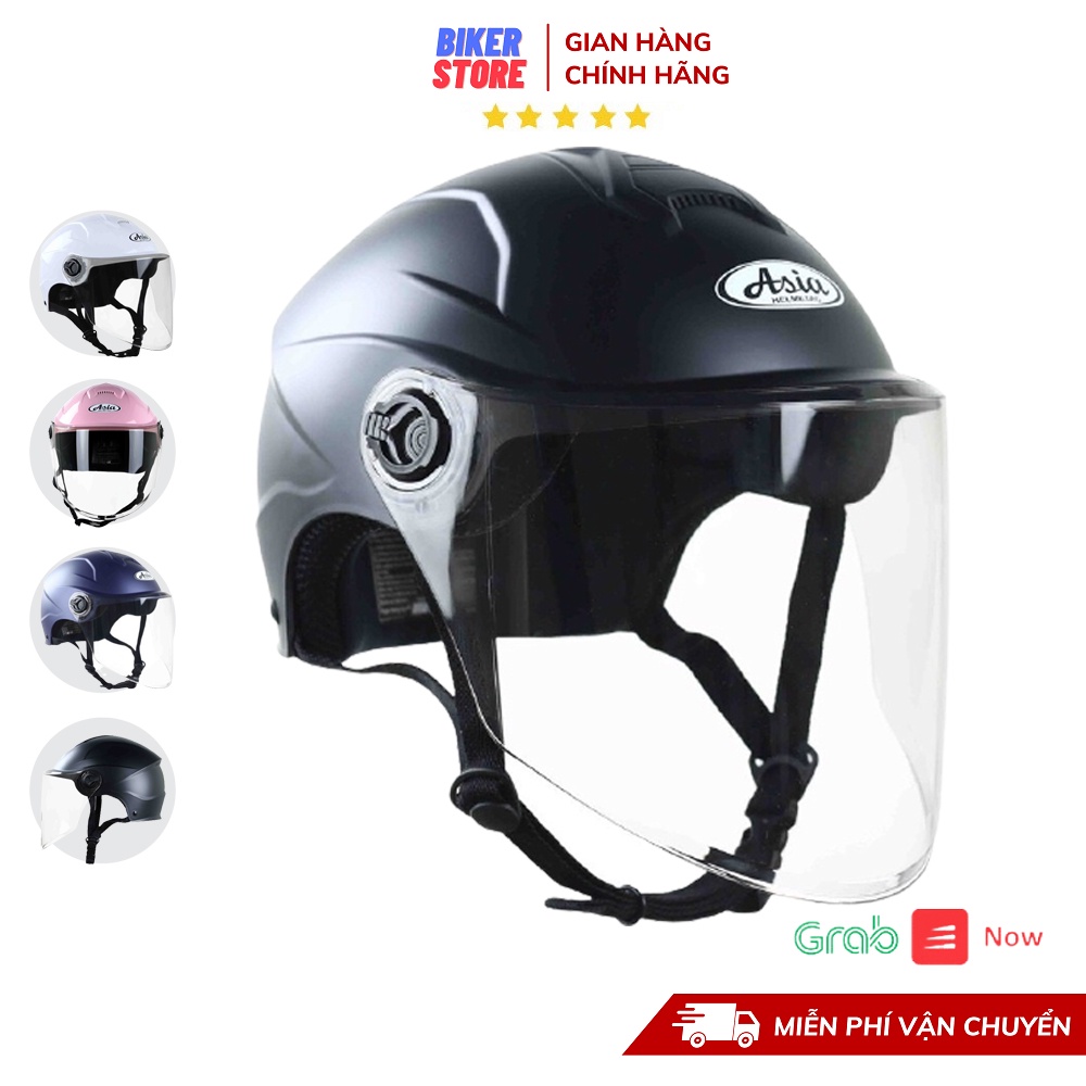 Mũ Bảo Hiểm Kính Dài ASIA MT179 - Nón Bảo Hiểm Kính Dài Chống Lóa