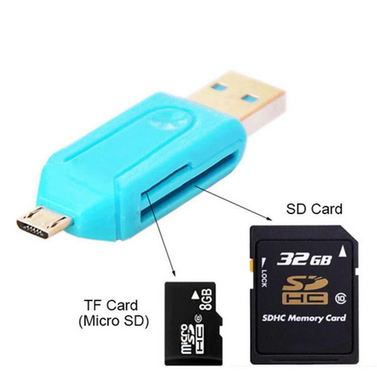 Đầu Đọc Thẻ Nhớ Đa Năng Mini Tf / Sd Cho Máy Tính Android