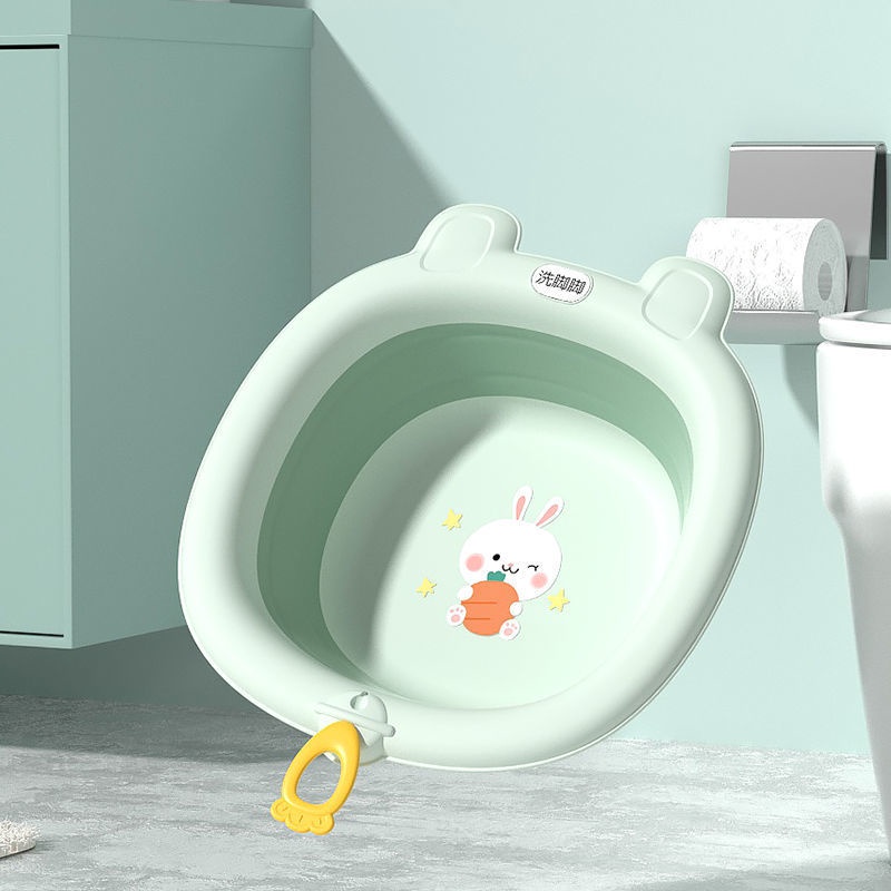 Chậu rửa mặt gấp gọn cho bé - Chậu rửa gấp gọn hình chú thỏ dễ thương