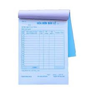 Hoá đơn bán lẻ 2 liên. ( size 13x19 )
