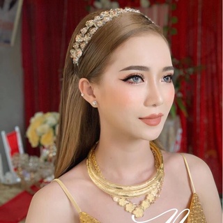 [Phụ kiện cô dâu] Cài đá trắng
