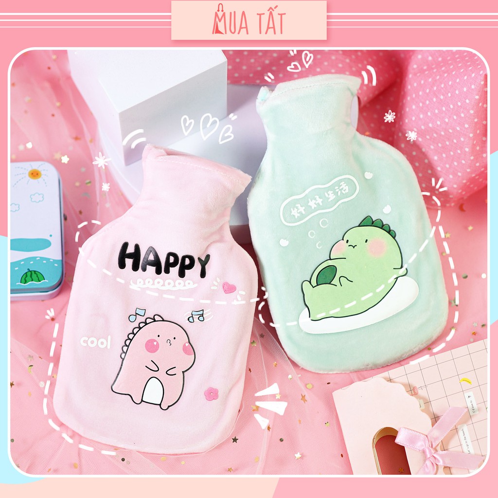 Túi chườm nóng lạnh 300ml Mua Tất họa tiết dễ thương (muatatshop)