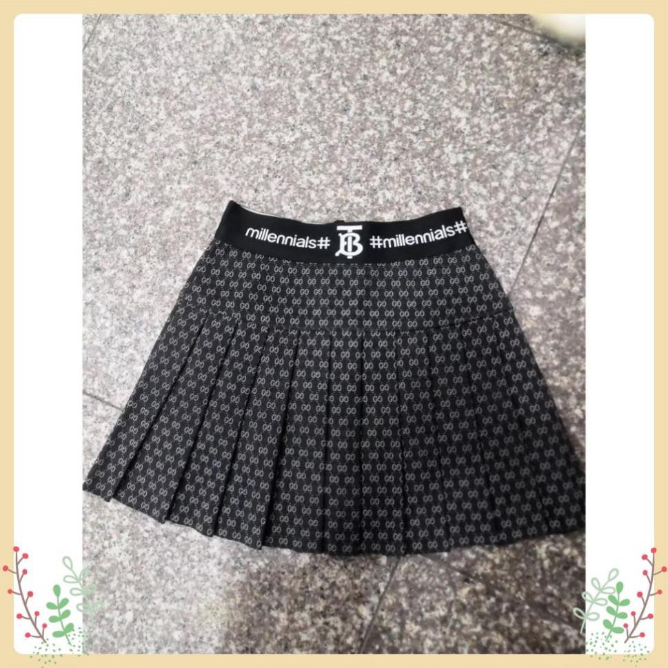 Chân Váy Xếp Ly Lury Nữ Hàng Cao Cấp, Chân Váy Dáng Xòe Ngắn, Chất Vải Co Giãn, Khóa Hông Siêu Tôn Dáng, Họa Tiết BB/GC | BigBuy360 - bigbuy360.vn