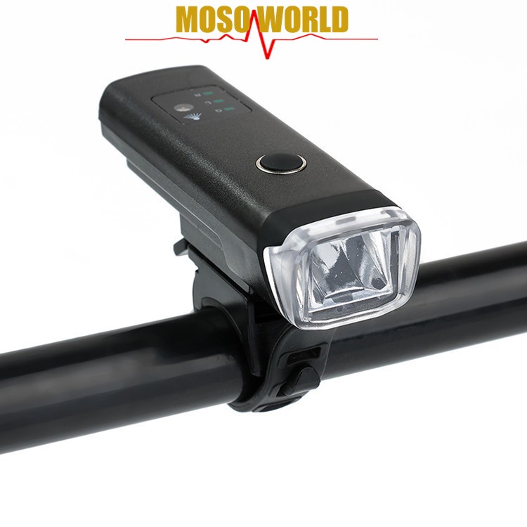 Đèn Pha Mosoworld Cảm Biến Thông Minh Sạc USB Gắn Xe Đạp Leo Núi