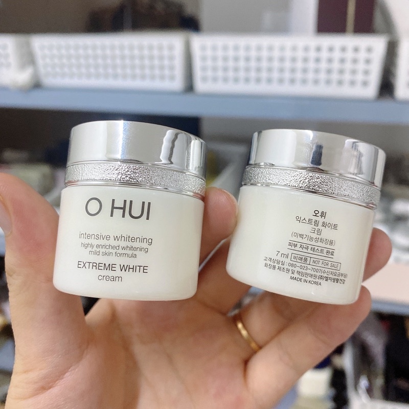 Kem dưỡng trắng OHUI Extreme White Cream 7ml - Hàng chính hãng công ty LGVina