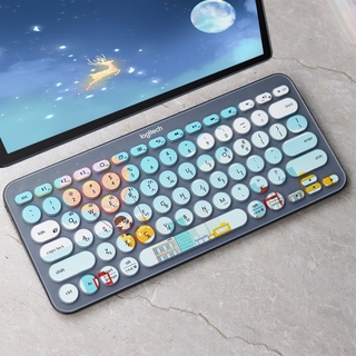 Vỏ bảo vệ bàn phím không dây Logitech K380 bằng silicon mềm mỏng nhiều màu sắc