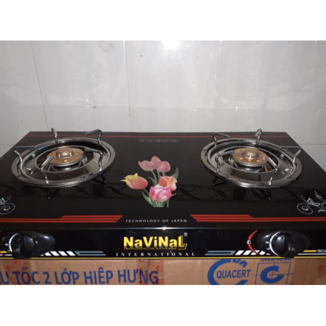 BẾP GAS ĐÔI MẶT KÍNH NAVINA