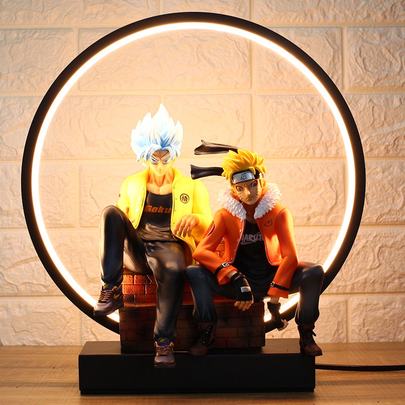 Mô hình đèn led tròn trưng bày thờ cúng decor seup siêu đẹp